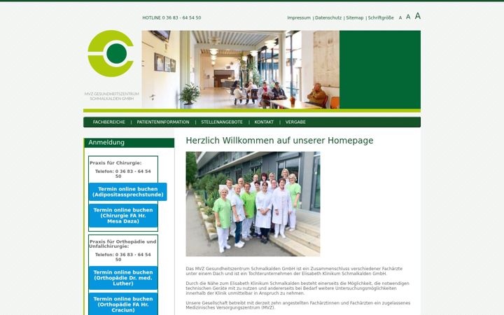 Screenshot of gz-sm.de
