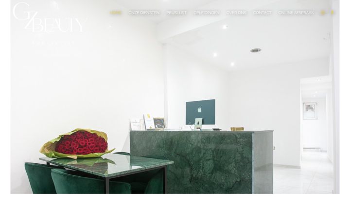 Screenshot of gzbeauty.be