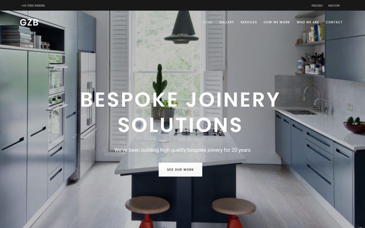 Screenshot of gzbfurniture.com