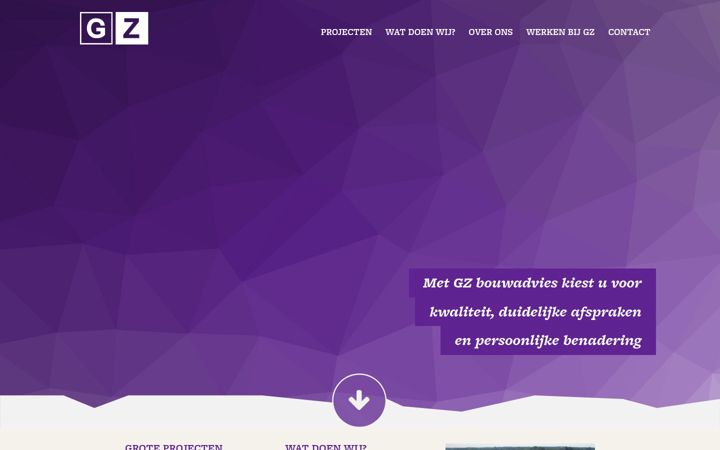 Screenshot of gzbouwadvies.nl