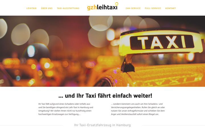 Screenshot of gzh-leihtaxi.de