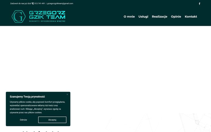 Screenshot of gzikteam.pl