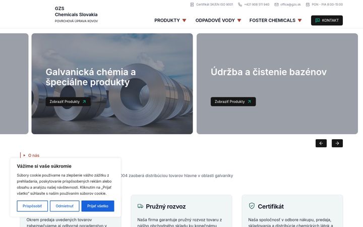 Screenshot of gzs.sk