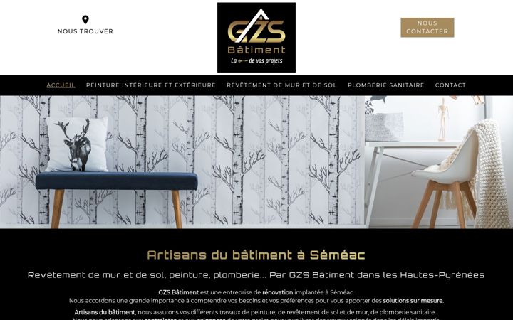 Screenshot of gzsbatiment.fr