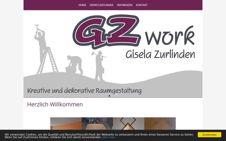 Screenshot of gzwork.ch