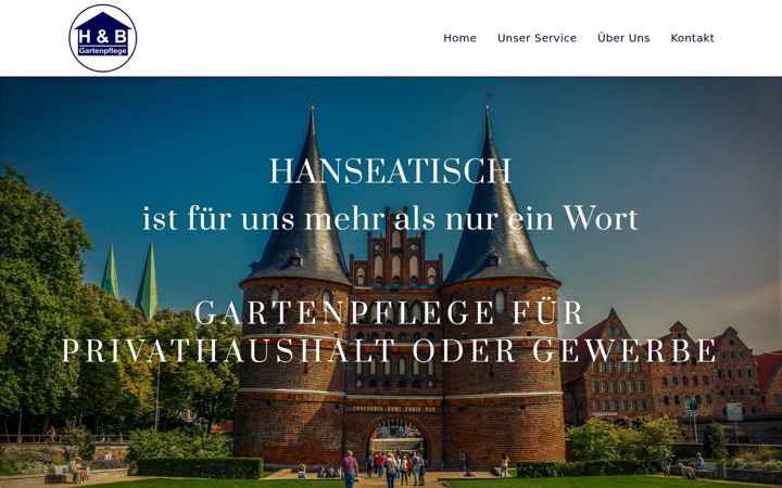 Screenshot of h-b-gartenpflege.de