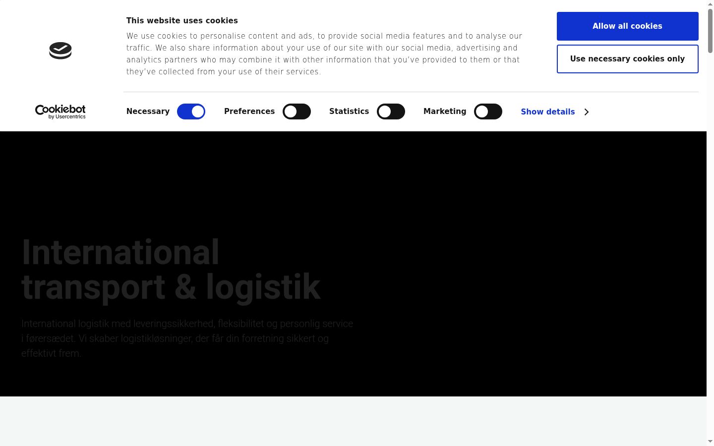 Sutikimo reklamjuostės, rodytos prieš bet kokią sąveiką, ekrano kopija