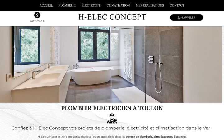 Screenshot of h-elecconcept.fr