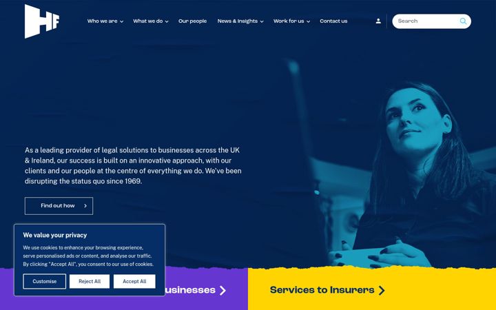 Screenshot of h-f.co.uk