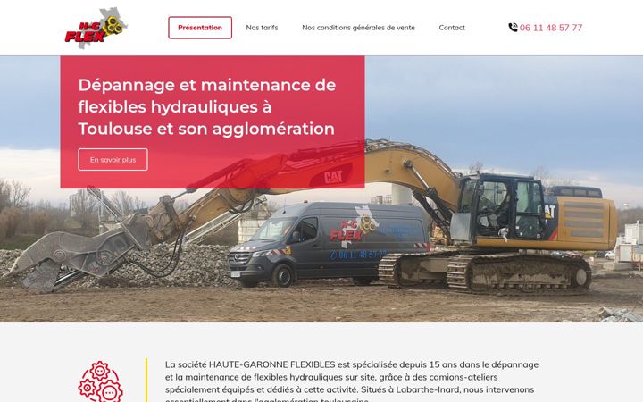 Screenshot of h-gflex.fr