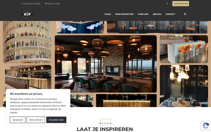Screenshot of h-i-p.be