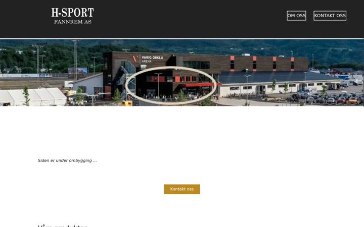 Screenshot of h-sport.no