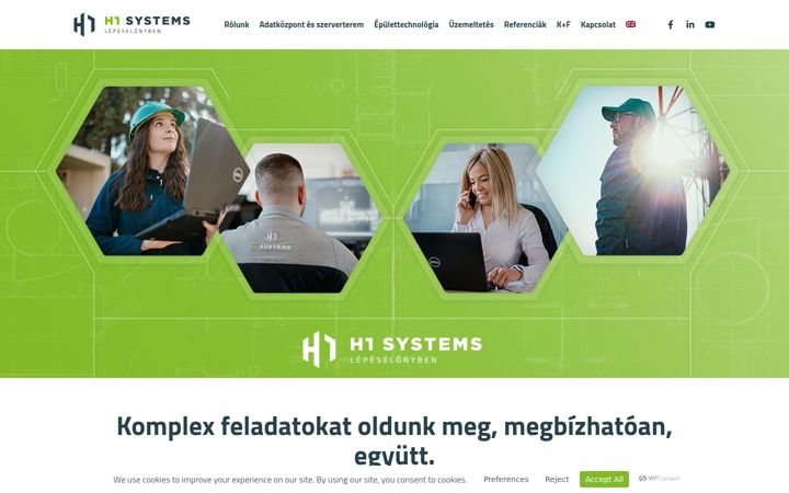 Screenshot of h1systems.hu