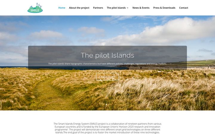 Screenshot of h2020smile.eu