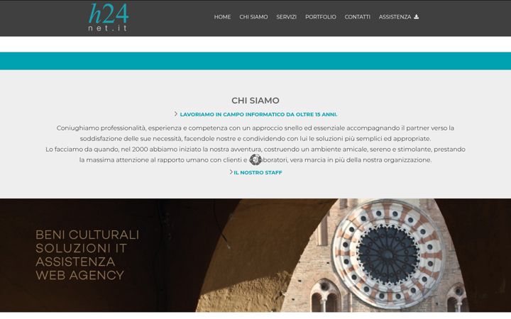 Screenshot of h24net.eu