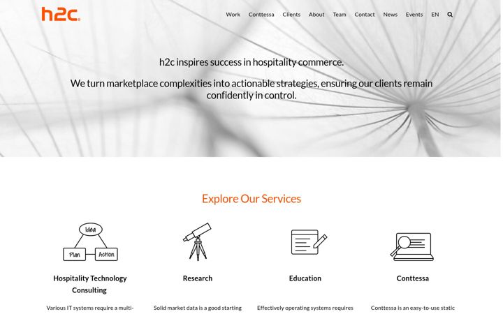 Screenshot of h2c.de