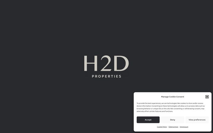 Screenshot of h2d-properties.de