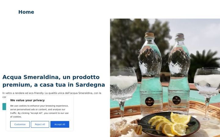 Screenshot of h2go-sardegna.it