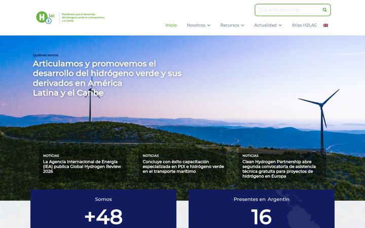 Screenshot of h2lac.org