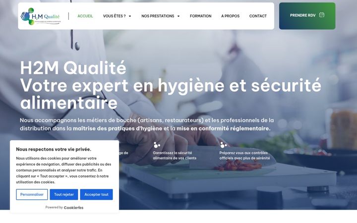 Screenshot of h2m-qualite.fr
