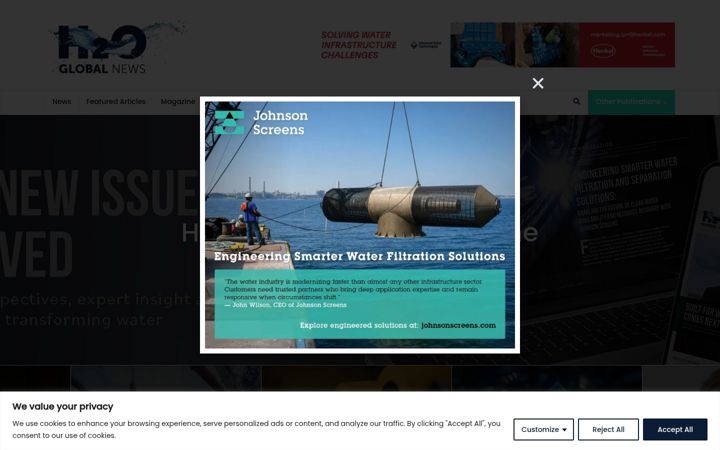 Screenshot of h2oglobalnews.com