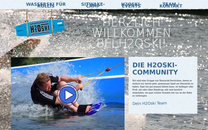 Screenshot of h2oski.de