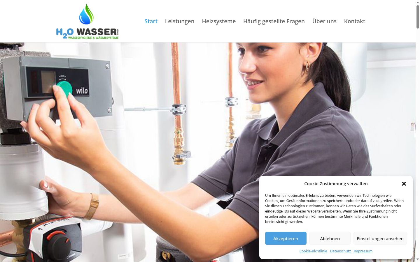 Screenshot tal-banner tal-kunsens muri qabel kwalunkwe interazzjoni
