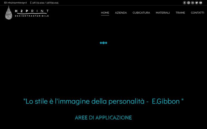 Screenshot of h2printdesign.it