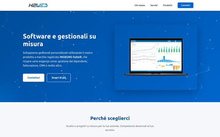 Screenshot of h2web.it