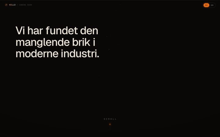 Screenshot of h3llo.dk