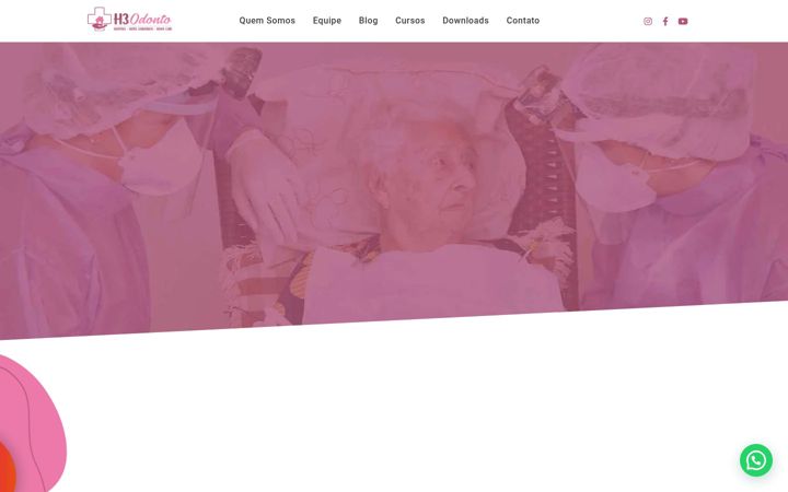 Screenshot of h3odontologia.com.br