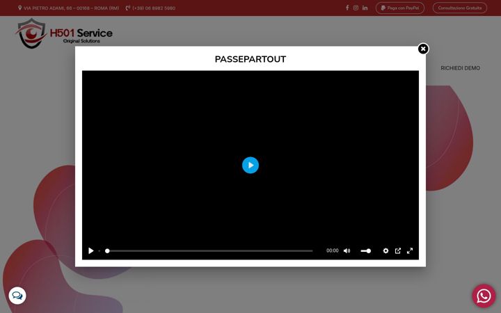 Screenshot of h501service.it