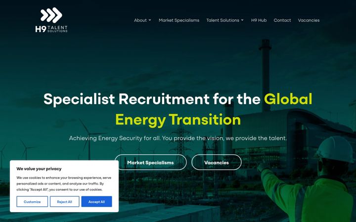 Screenshot of h9talentsolutions.com