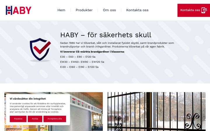 Screenshot of ha-by.se