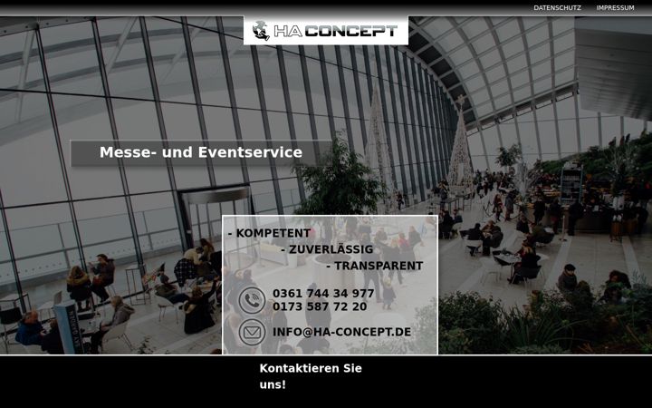 Screenshot of ha-concept.de