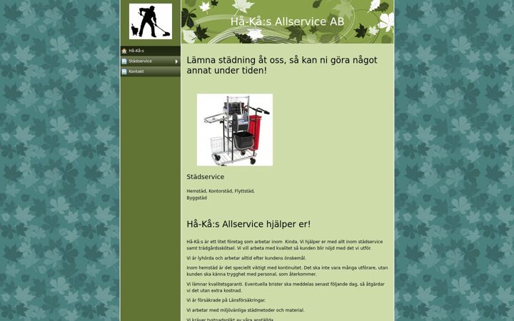 Screenshot of ha-kas.se