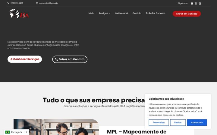 Screenshot of ha.log.br
