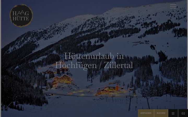 Screenshot of haag-huette.at