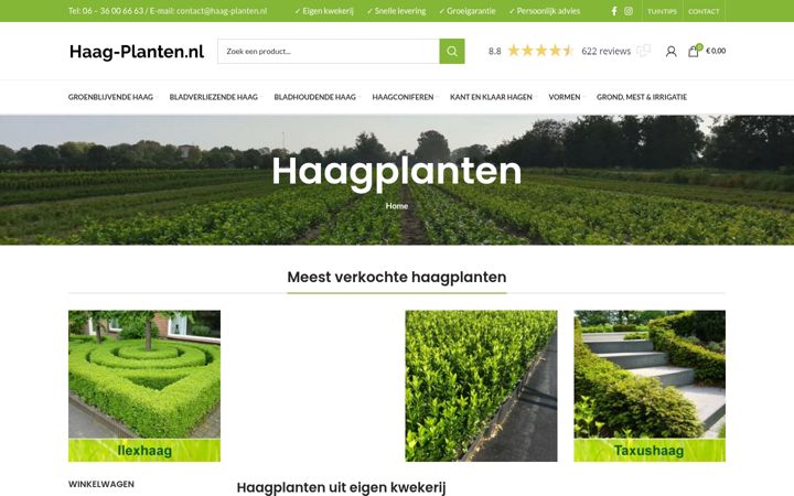 Screenshot of haag-planten.nl