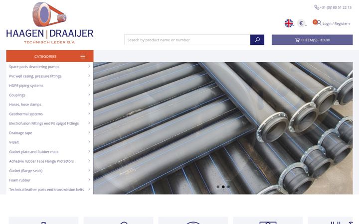 Screenshot of haagendraaijer.com