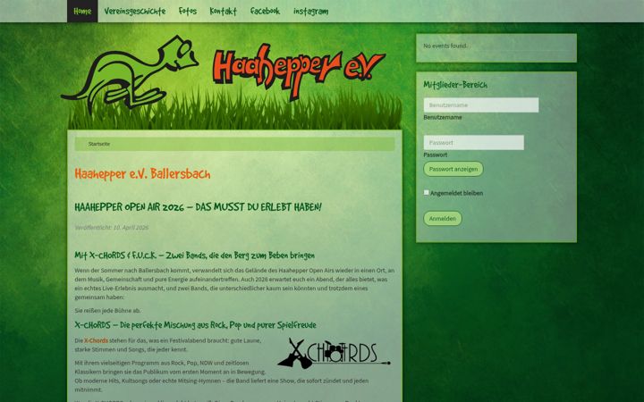 Screenshot of haahepper.de