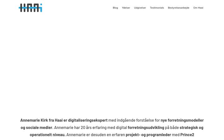 Screenshot of haai.dk