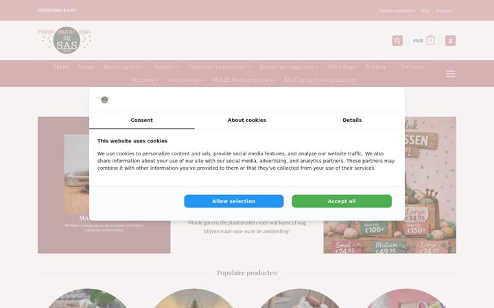 Screenshot of haakmaaraanbijsas.nl