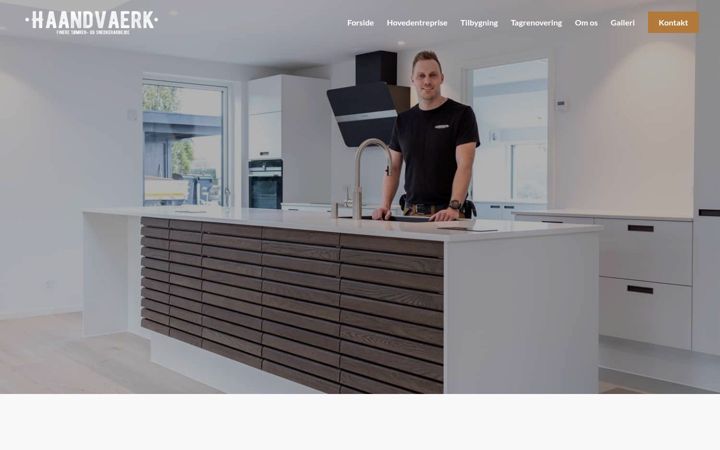 Screenshot of haandvaerk.dk