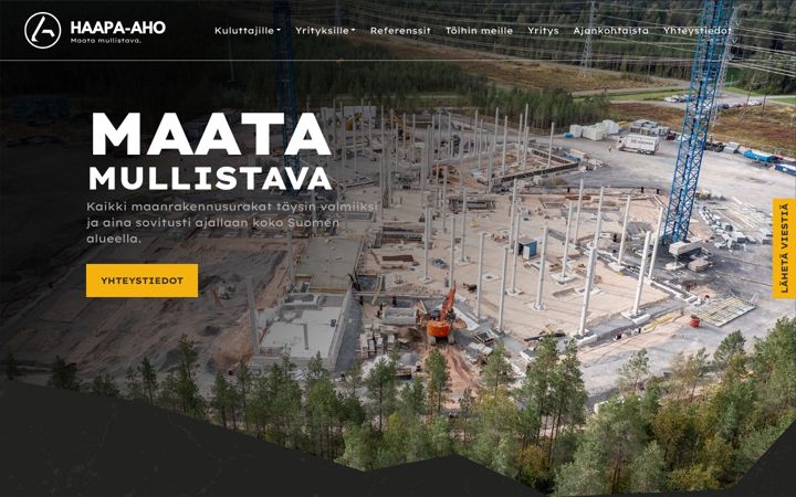 Skærmbillede af haapa-aho.com