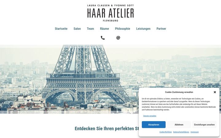 Screenshot of haar-atelier-fl.de