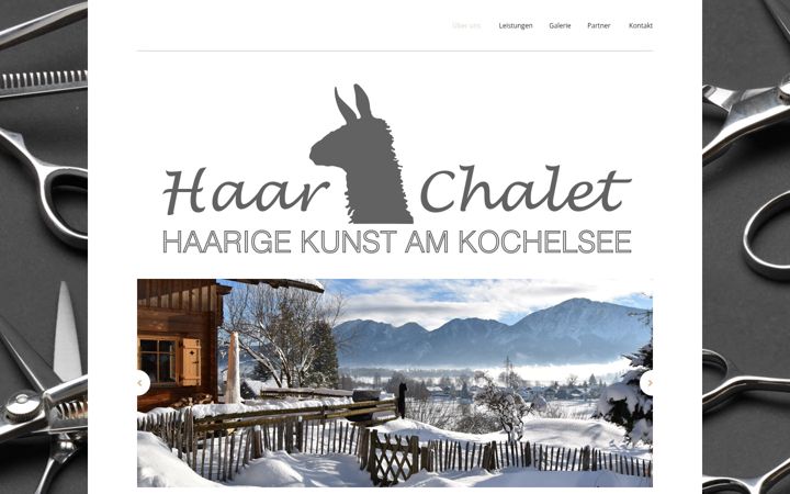 Screenshot of haar-chalet.de