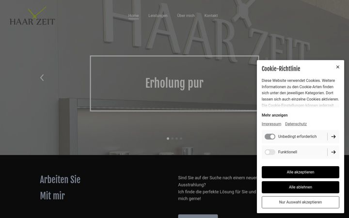 Screenshot of haar-zeit.ch