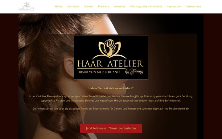 Zrzut ekranu haaratelier-nuernberg.de