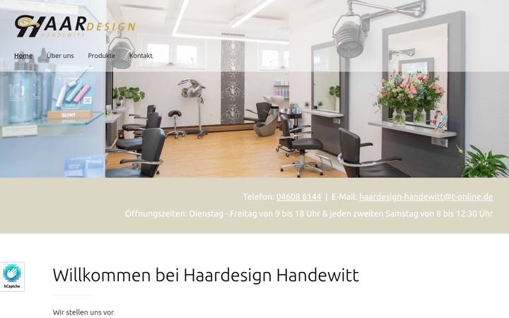 Screenshot of haardesign-handewitt.de